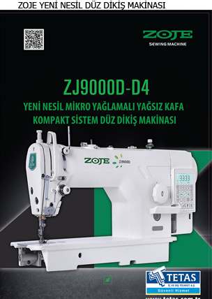 ZOJE ZJ9000d DÜZ DİKİŞ MAKİNESİ TETAS